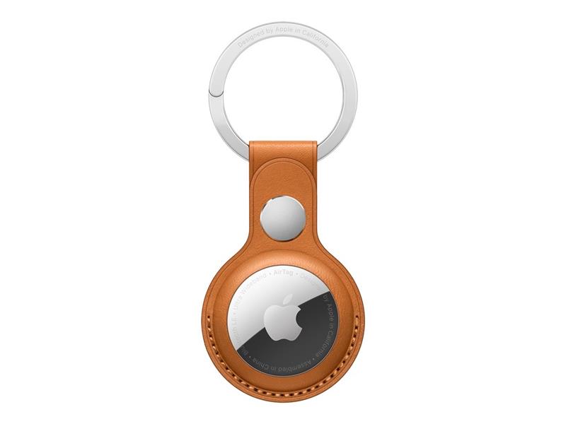 APPLE AirTag Lth Key Ring Golden Brown