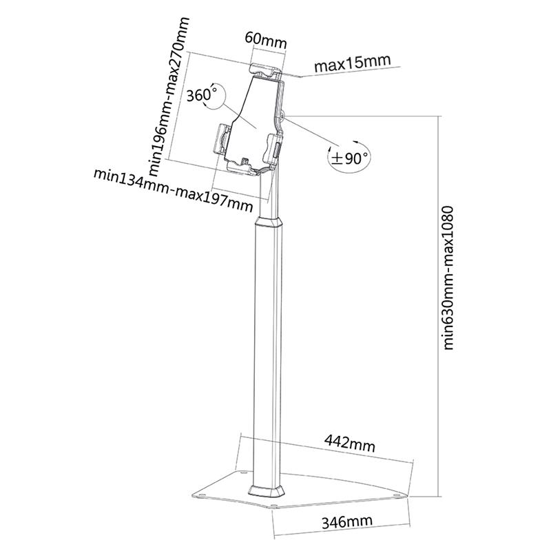 Neomounts tablet stand