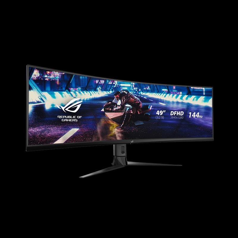 ASUS ROG Strix XG49VQ computer monitor 124,5 cm (49"") 3840 x 1080 Pixels UltraWide Full HD LED Gebogen Zwart