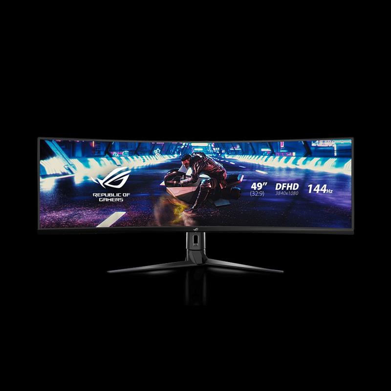 ASUS ROG Strix XG49VQ computer monitor 124,5 cm (49"") 3840 x 1080 Pixels UltraWide Full HD LED Gebogen Zwart