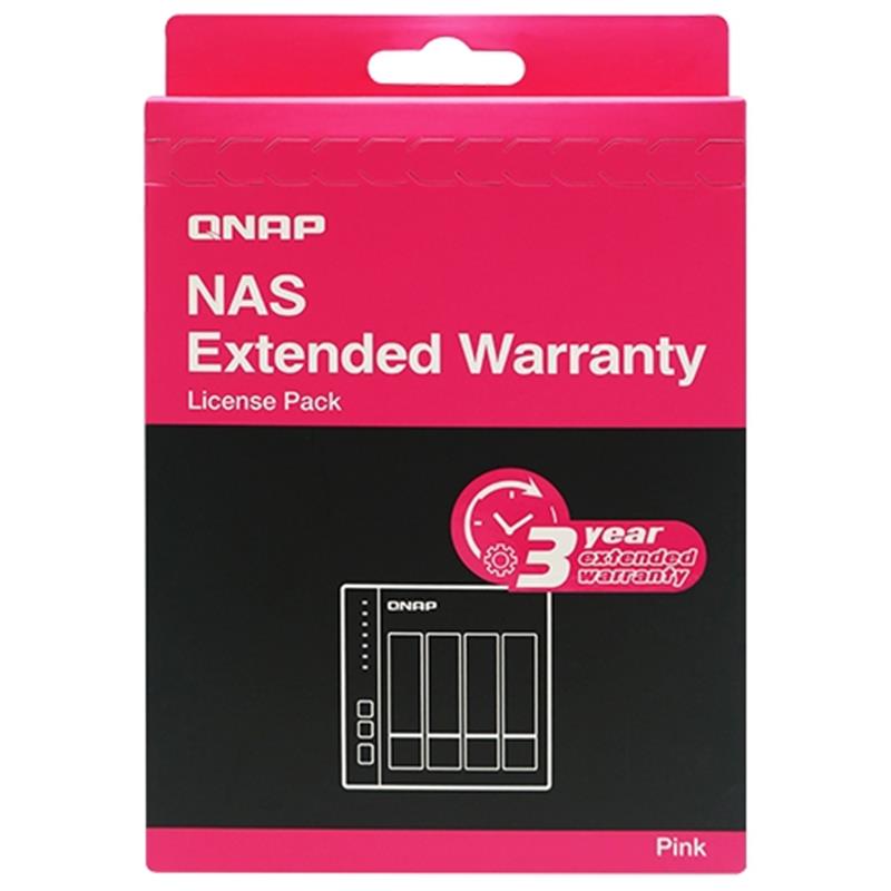 QNAP LIC-NAS-EXTW-PINK-3Y garantie- en supportuitbreiding
