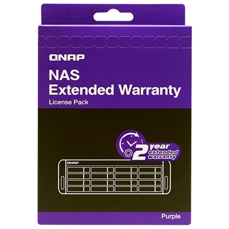 QNAP LIC-NAS-EXTW-PURPLE-2Y garantie- en supportuitbreiding