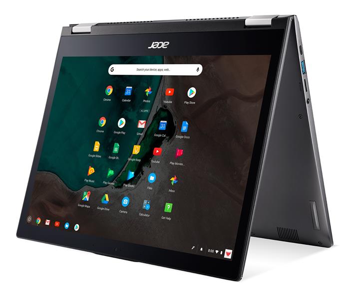 Acer Chromebook Spin 13 CP713-1WN-P88B 34,3 cm (13.5"") Touchscreen Quad HD Intel® Pentium® 4417U 8 GB LPDDR3-SDRAM 64 GB eMMC Wi-Fi 5 (802.11ac) Chro