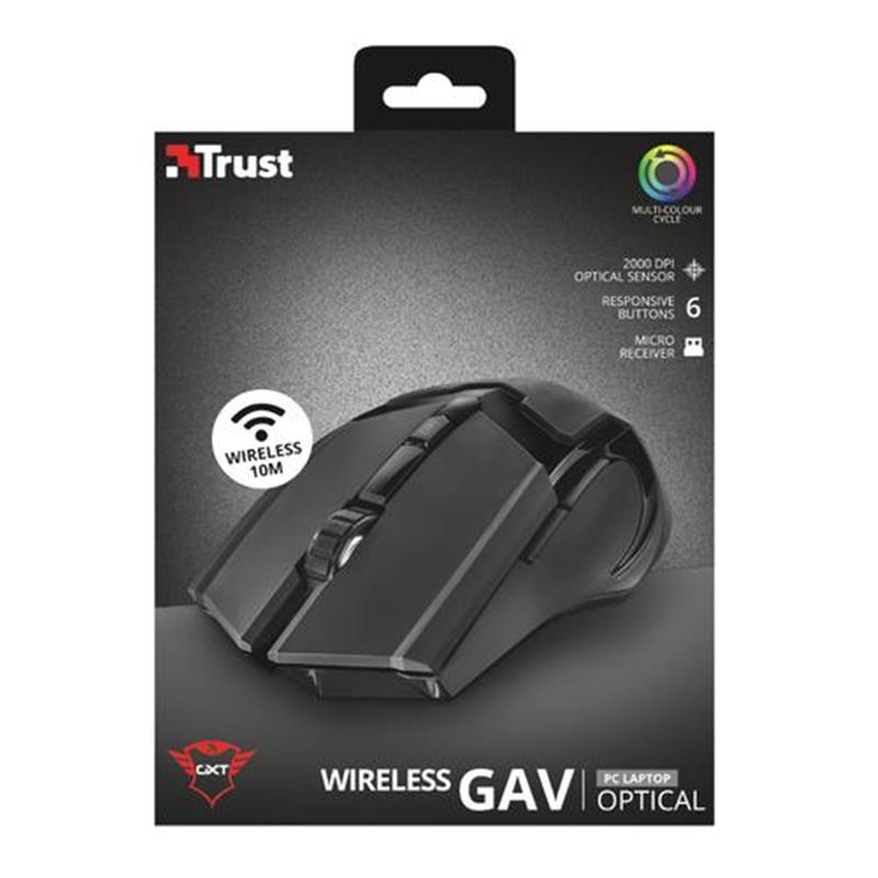 Trust GXT 103 Gav - Draadloze Gaming Muis