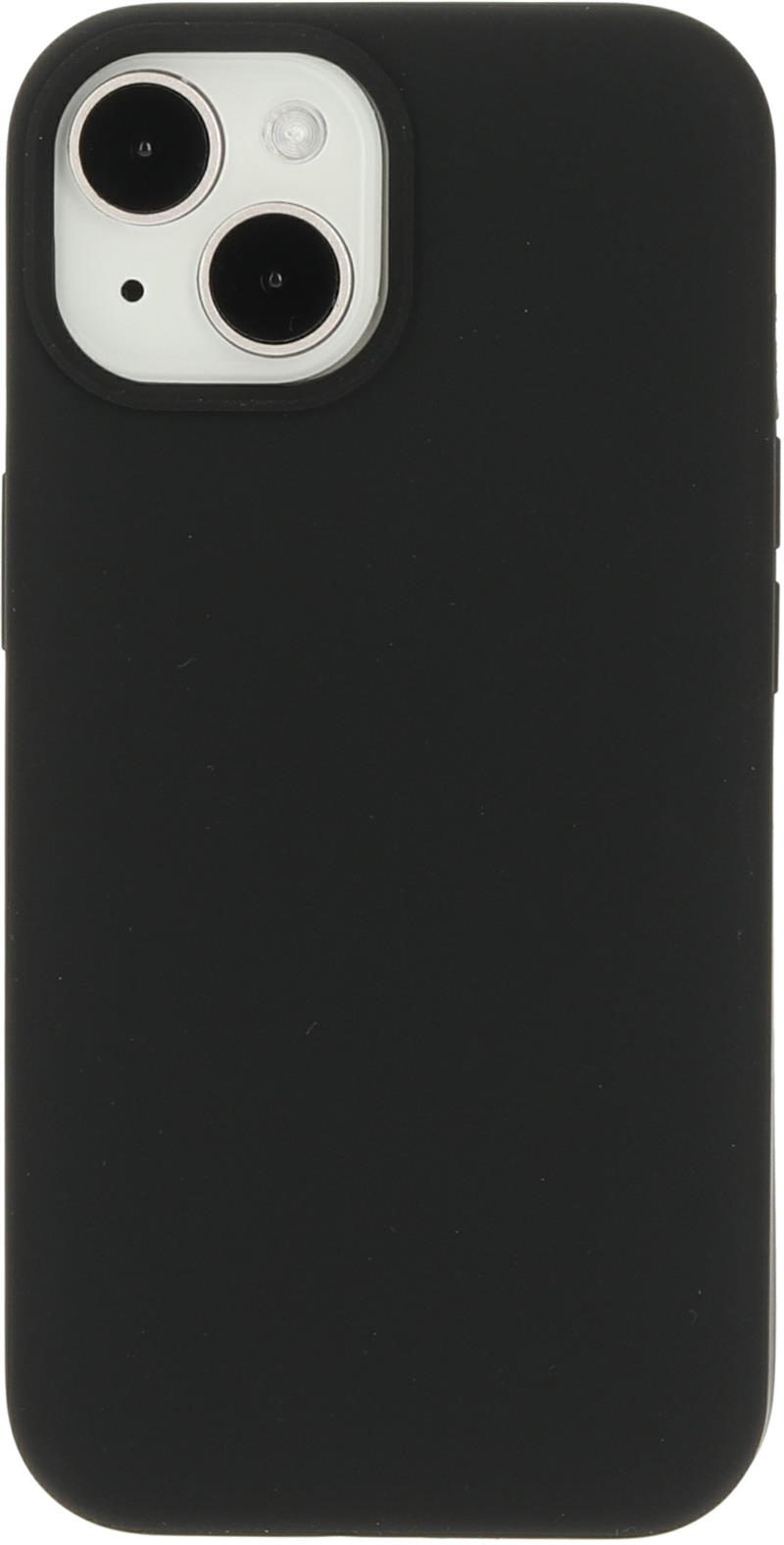 Mobiparts Silicone Cover Apple iPhone 15 Black (Magsafe Compatible)