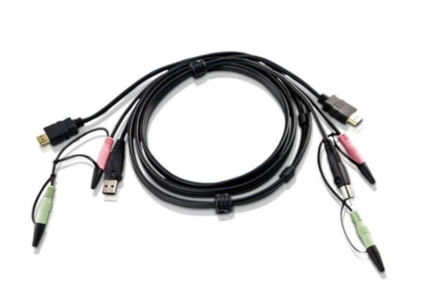 ATEN 1.8M USB HDMI KVM Kabel met Geluid