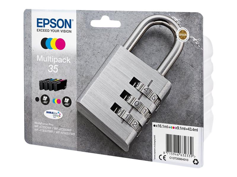 Epson Padlock Multipack 4-colours 35 DURABrite Ultra Ink