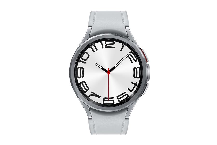 Samsung Galaxy Watch6 Classic Watch6 Classic 3,81 cm (1.5"") Super AMOLED 47 mm Digitaal 480 x 480 Pixels Touchscreen Zilver Wifi GPS