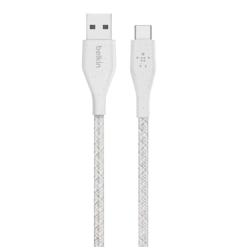 Belkin DuraTek Plus USB-kabel 1,2 m USB 2.0 USB A USB C Wit