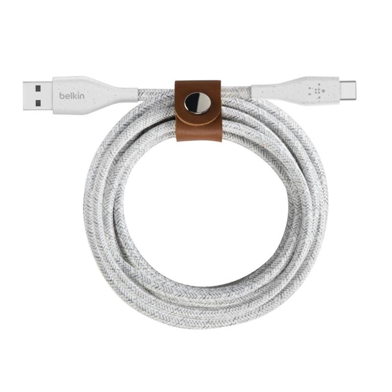 Belkin DuraTek Plus USB-kabel 1,2 m USB 2.0 USB A USB C Wit