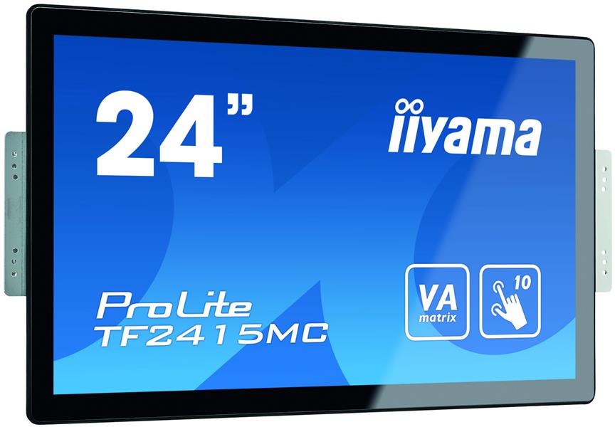 iiyama ProLite TF2415MC-B2 touch screen-monitor 60,5 cm (23.8"") 1920 x 1080 Pixels Zwart Multi-touch Multi-gebruiker