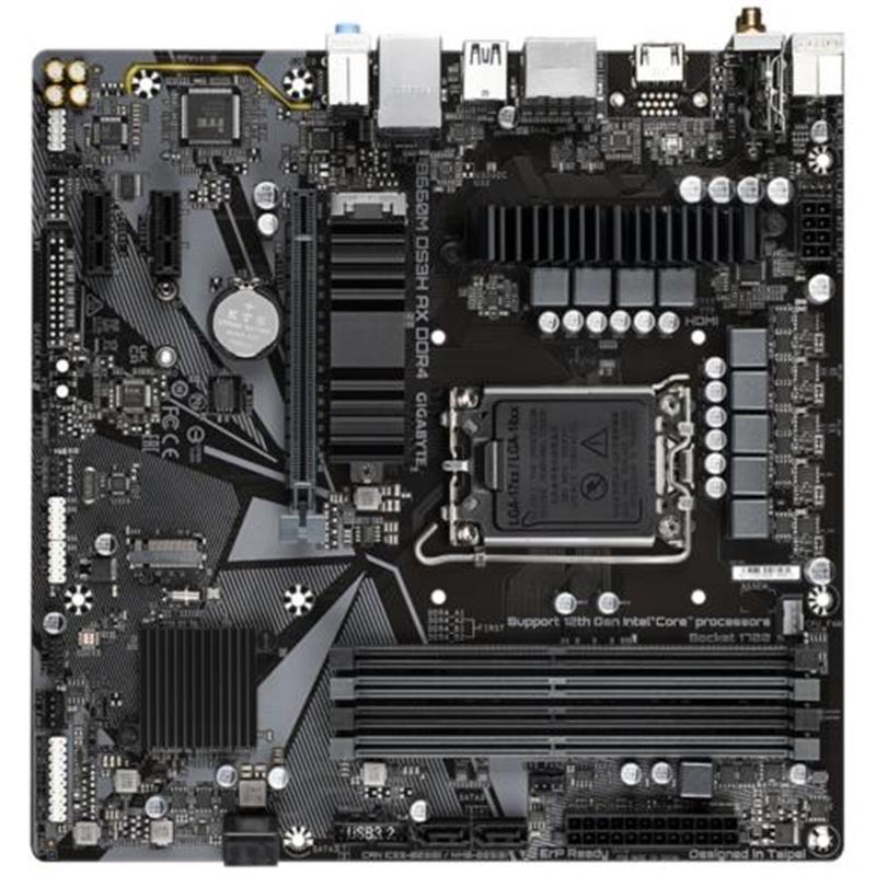 Gigabyte B660M DS3H AX DDR4 moederbord Intel B660 LGA 1700 micro ATX