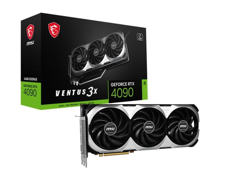 MSI GeForce RTX 4090 VENTUS 3X 24G NVIDIA 24 GB GDDR6X