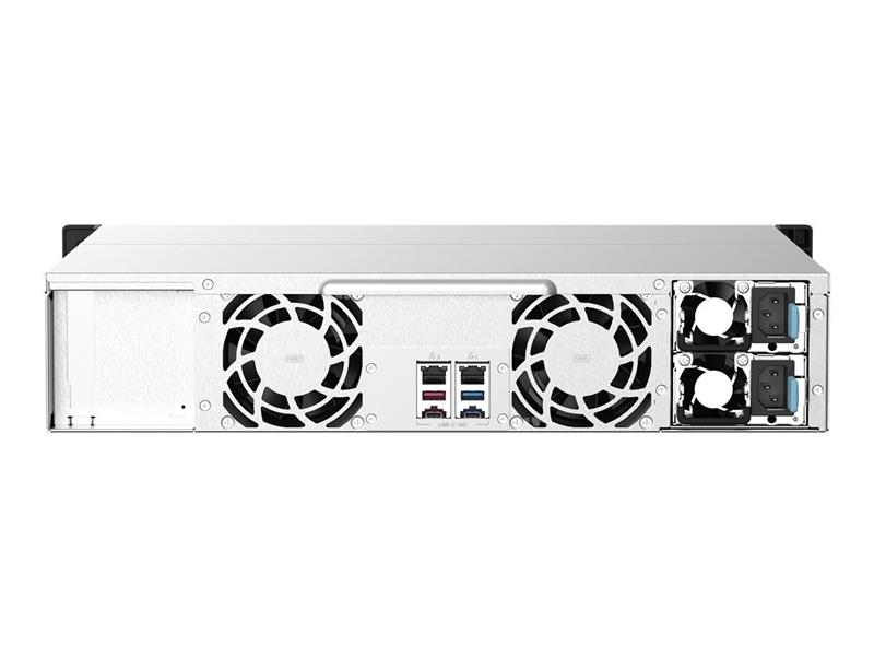 QNAP TS-1273AU-RP-8G data-opslag-server NAS Rack (2U) Ethernet LAN Aluminium, Zwart V1500B