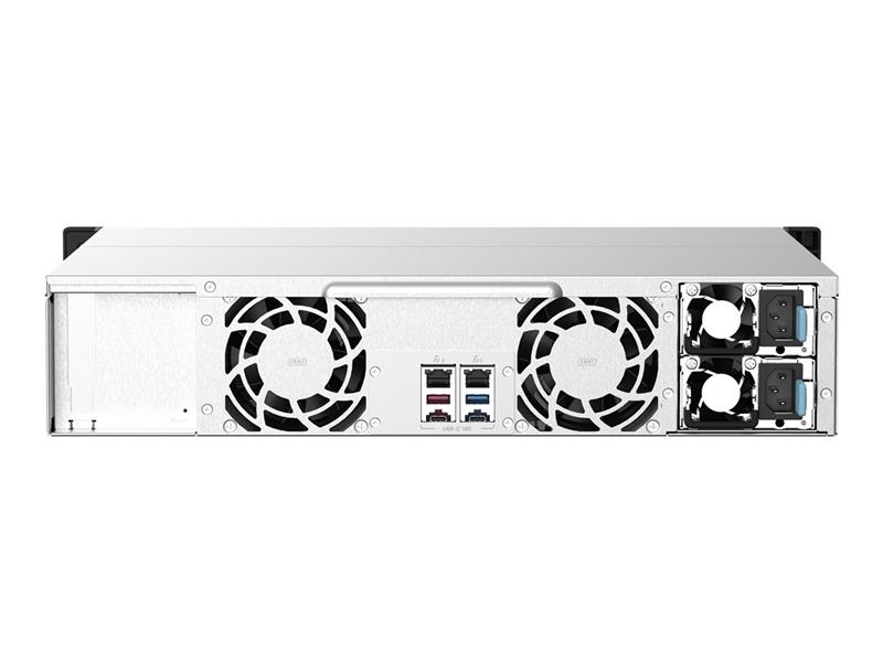 QNAP TS-1273AU-RP-8G data-opslag-server NAS Rack (2U) Ethernet LAN Aluminium, Zwart V1500B