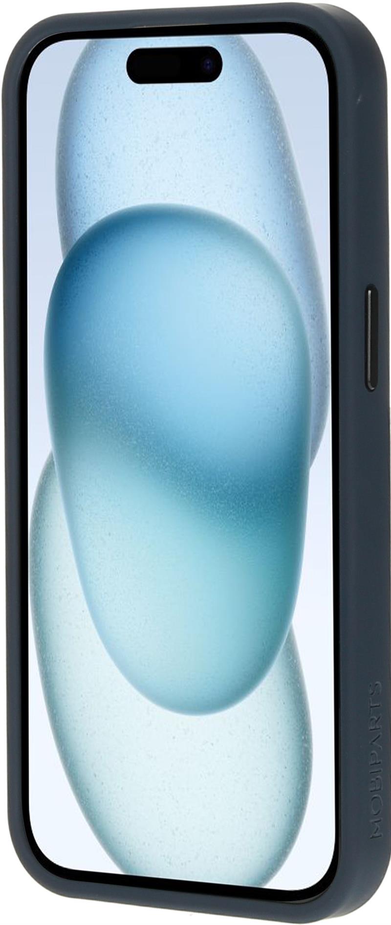 Mobiparts Hardcover Apple iPhone 15 Satin Blue (Magsafe Compatible)
