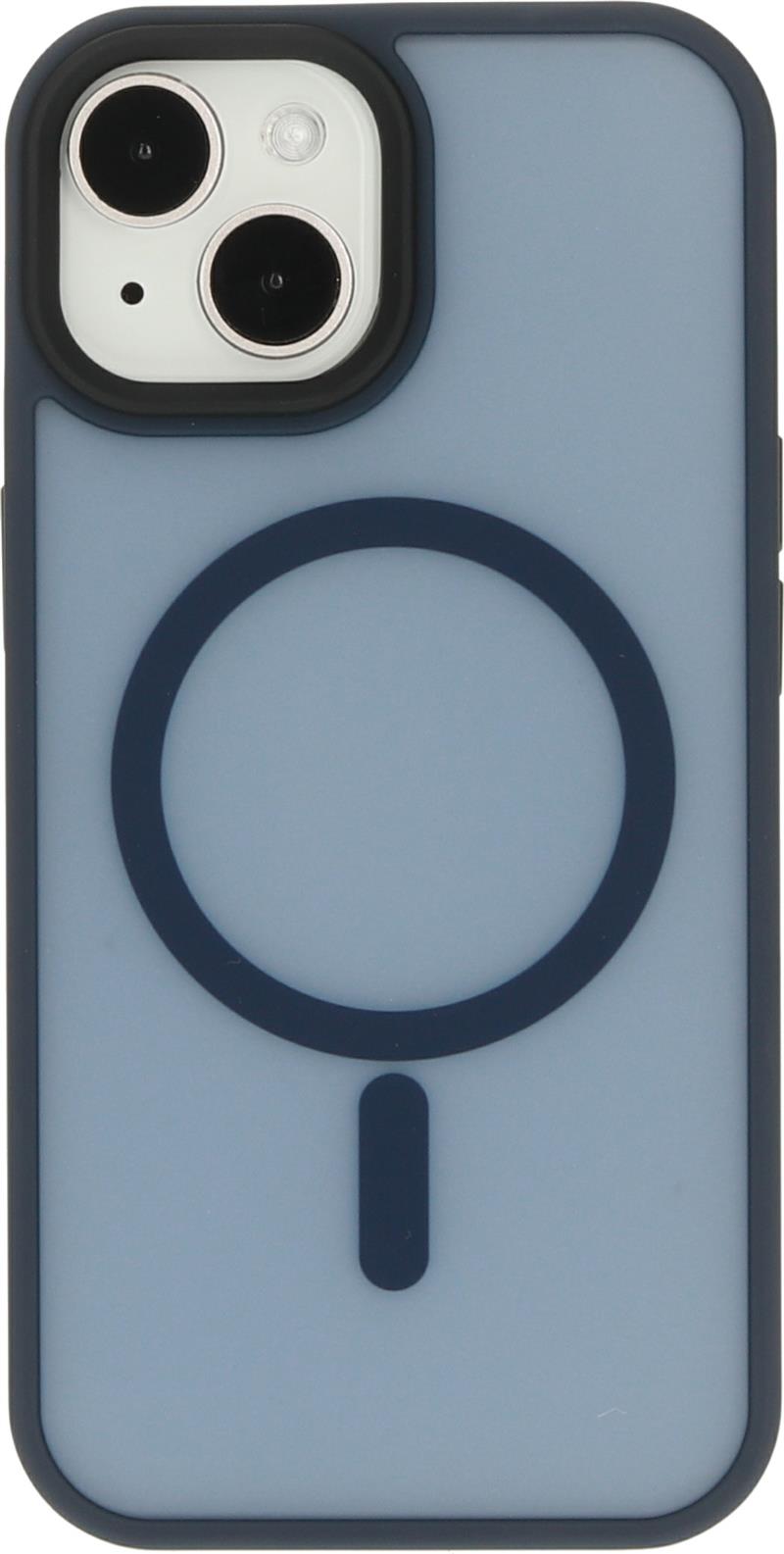 Mobiparts Hardcover Apple iPhone 15 Satin Blue (Magsafe Compatible)