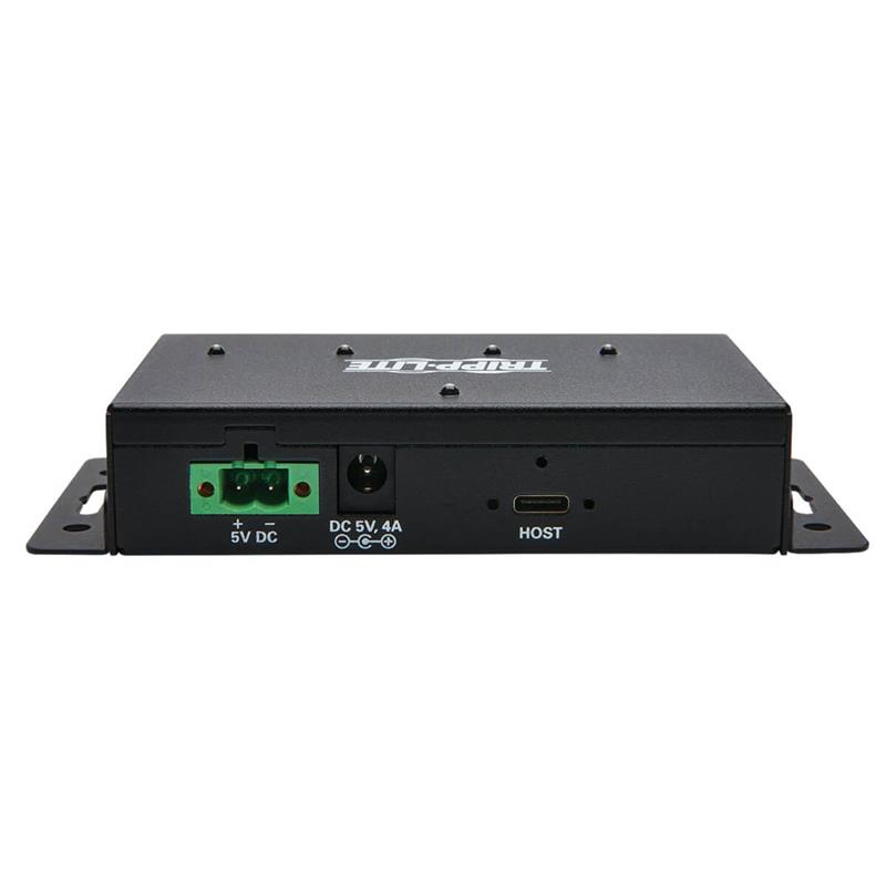Tripp Lite U460-2A2C-IND interface hub USB 3.2 Gen 2 (3.1 Gen 2) Type-C 10000 Mbit/s Zwart