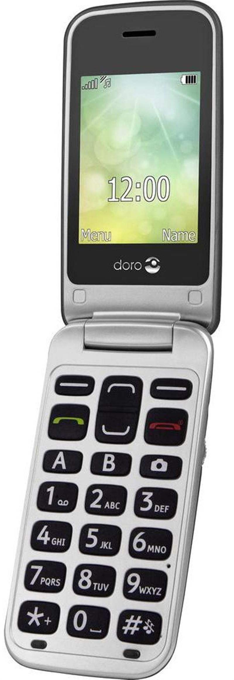 Doro 2424 2G Graphite White Cradle