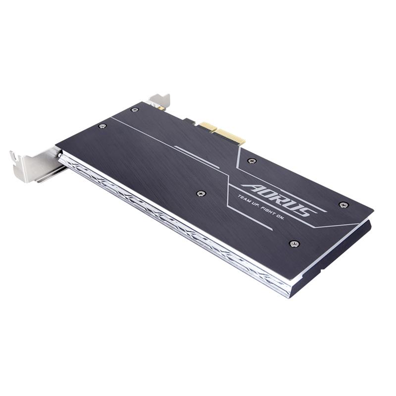 Gigabyte AORUS RGB AIC PCl Express Card 512 GB PCI Express 3.0 3D TLC NVMe