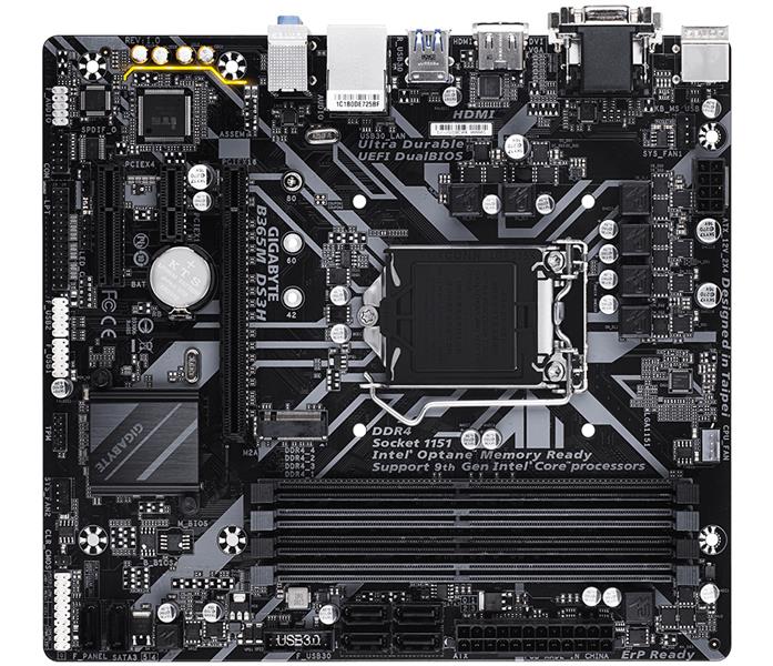 Gigabyte B365M DS3H moederbord LGA 1151 (Socket H4) Micro ATX Intel B365