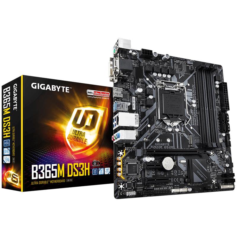 Gigabyte B365M DS3H moederbord LGA 1151 (Socket H4) Micro ATX Intel B365