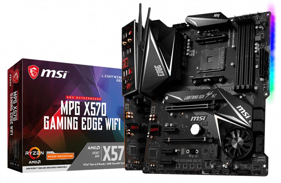 MSI MPG X570 Gaming Edge WIFI Socket AM4 ATX AMD X570