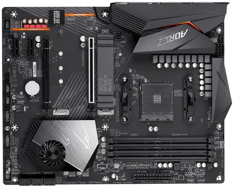 Gigabyte X570 AORUS ELITE (rev. 1.0) moederbord Socket AM4 ATX AMD X570