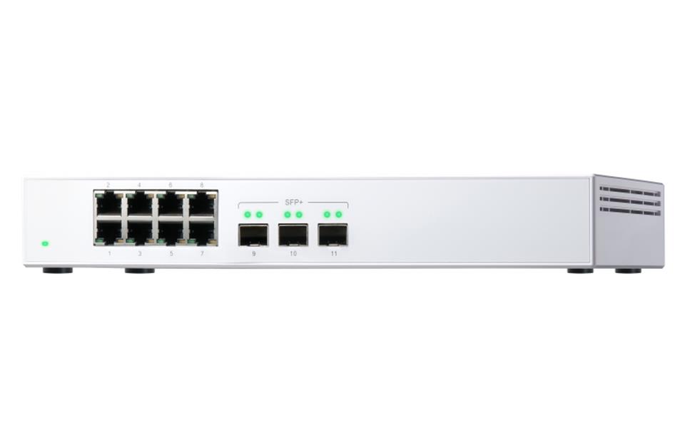QNAP QSW-308S netwerk-switch Unmanaged Gigabit Ethernet (10/100/1000) Wit