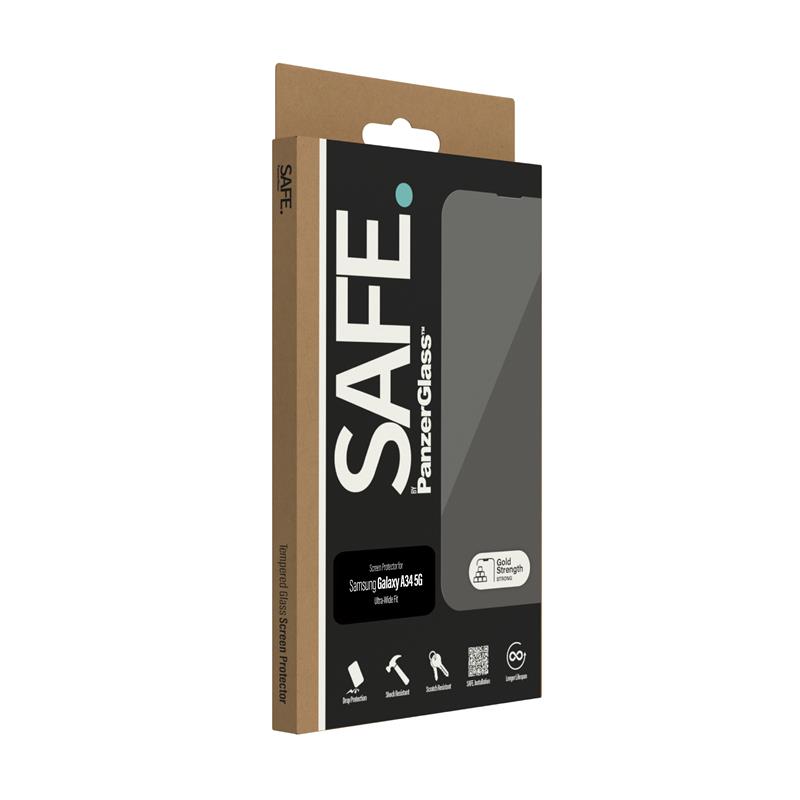 PanzerGlass SAFE95454 scherm- & rugbeschermer voor mobiele telefoons Doorzichtige schermbeschermer Samsung 1 stuk(s)