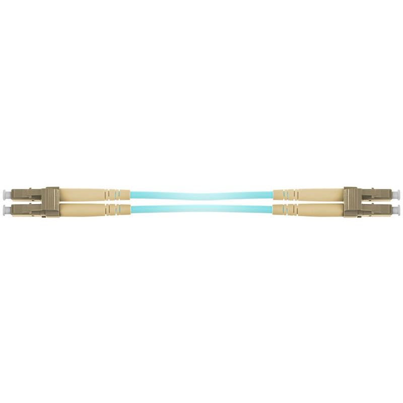 ACT RL3403 Glasvezel kabel 3 m 2x LC OM3 Aqua-kleur