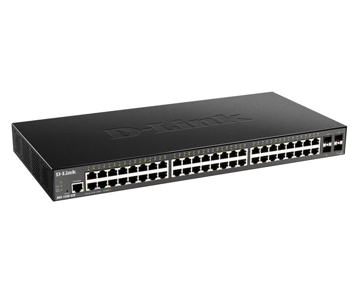 D-Link DGS-1250-52X netwerk-switch Managed L3 Gigabit Ethernet (10/100/1000) Zwart