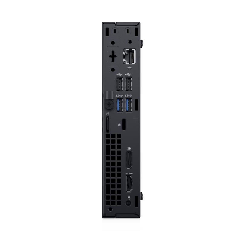 DELL OptiPlex 3070 Intel® 9de generatie Core™ i3 i3-9100T 8 GB DDR4-SDRAM 256 GB SSD MFF Zwart Mini PC Windows 10 Pro