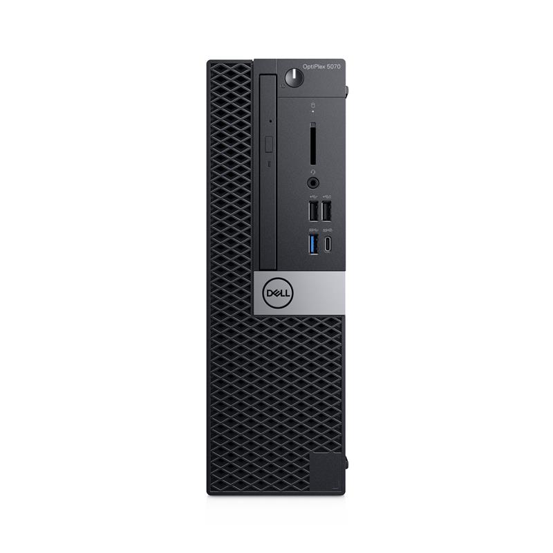 DELL OptiPlex 5070 Intel® 9de generatie Core™ i5 i5-9500 8 GB DDR4-SDRAM 256 GB SSD SFF Zwart PC Windows 10 Pro