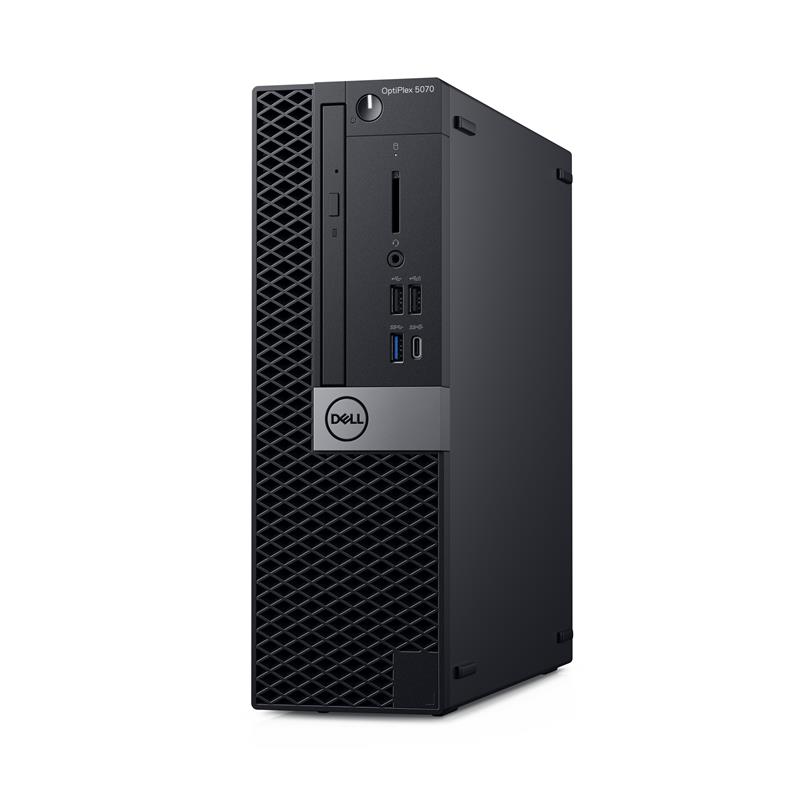 DELL OptiPlex 5070 Intel® 9de generatie Core™ i5 i5-9500 8 GB DDR4-SDRAM 256 GB SSD SFF Zwart PC Windows 10 Pro