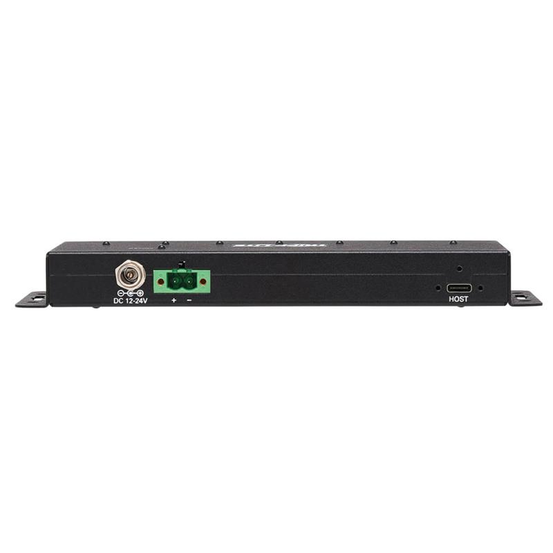 Tripp Lite U460-4A3C-IND interface hub USB 3.2 Gen 2 (3.1 Gen 2) Type-C 10000 Mbit/s Zwart