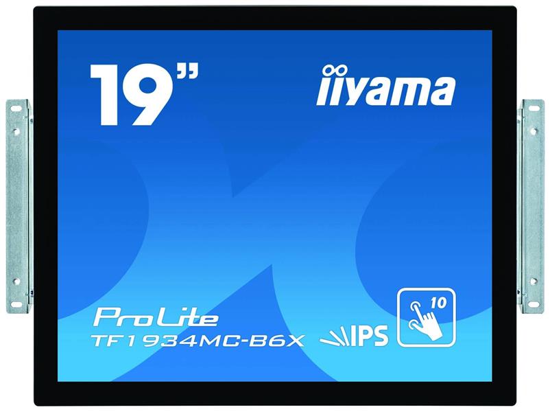 iiyama ProLite TF1934MC-B6X touch screen-monitor 48,3 cm (19"") 1280 x 1024 Pixels Zwart Multi-touch Multi-gebruiker