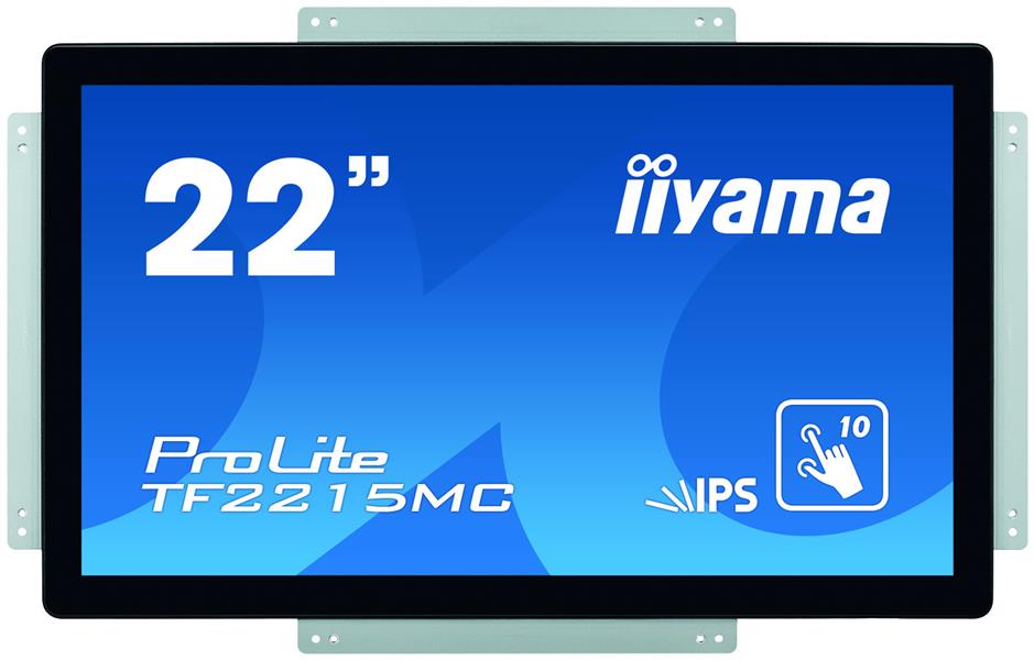 iiyama ProLite TF2215MC-B2 touch screen-monitor 54,6 cm (21.5"") 1920 x 1080 Pixels Zwart Multi-touch Multi-gebruiker