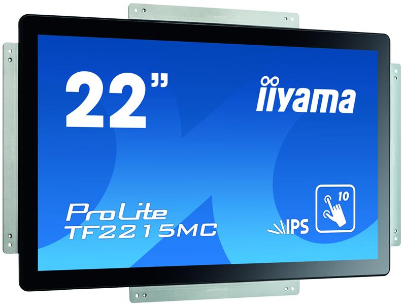 iiyama ProLite TF2215MC-B2 touch screen-monitor 54,6 cm (21.5"") 1920 x 1080 Pixels Zwart Multi-touch Multi-gebruiker