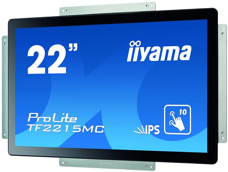 iiyama ProLite TF2215MC-B2 touch screen-monitor 54,6 cm (21.5"") 1920 x 1080 Pixels Zwart Multi-touch Multi-gebruiker