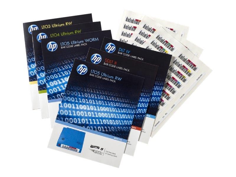 LTO Ultrium 6 RW barcode label 100-pack