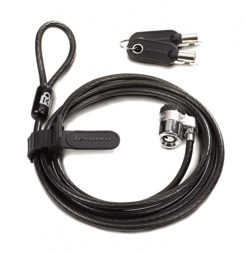 Lenovo Kensington MicroSaver Security Cable Lock kabelslot Zwart 1,8 m