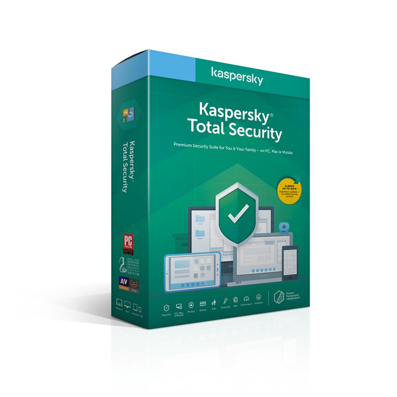 Kaspersky Lab Total Security 2020 1 licentie(s) 1 jaar Nederlands