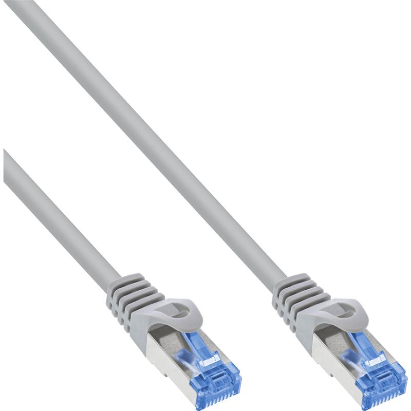 InLine Patch cable Cat 6A S FTP TPE flexible grey 2m