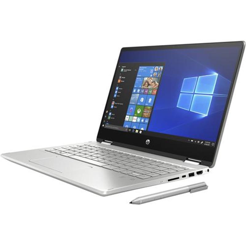 HP Pavilion x360 14-dh1740nd Hybride (2-in-1) 35,6 cm (14"") 1920 x 1080 Pixels Touchscreen Intel® 10de generatie Core™ i3 8 GB DDR4-SDRAM 256 GB SSD 