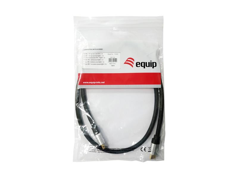 Equip 119381 HDMI kabel 2 m HDMI Type A (Standaard) Zwart