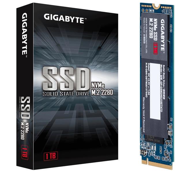 Gigabyte GP-GSM2NE3100TNTD internal solid state drive M.2 1000 GB PCI Express 3.0 NVMe