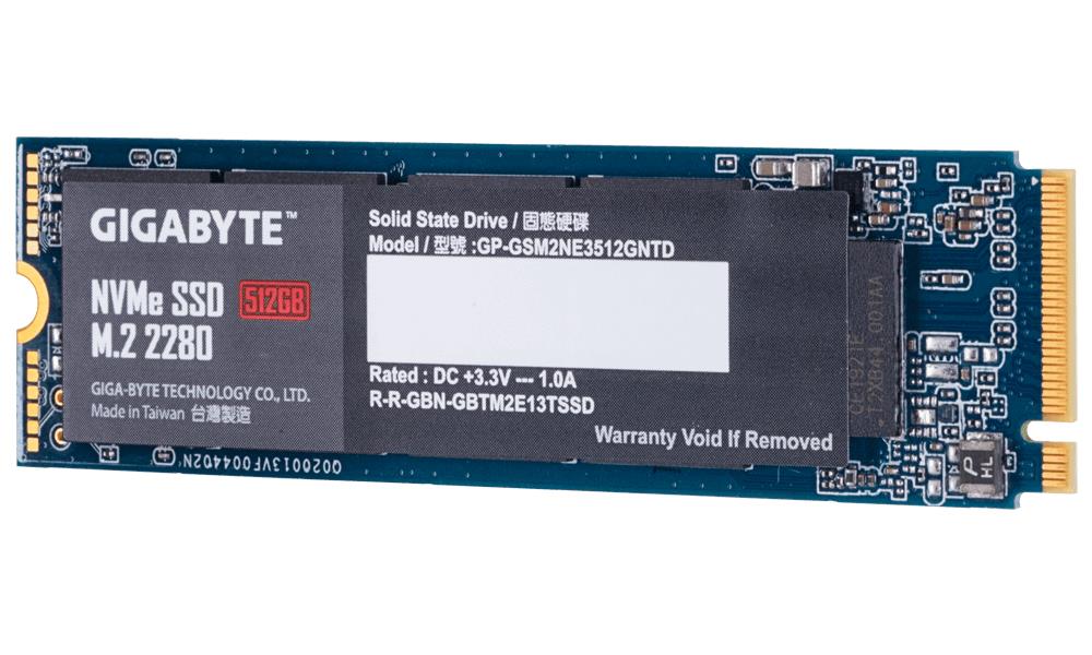 Gigabyte GP-GSM2NE3512GNTD internal solid state drive M.2 512 GB PCI Express 3.0 NVMe