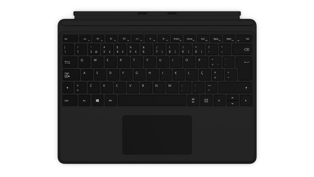 Microsoft Surface Pro X Keyboard QWERTY Engels Zwart