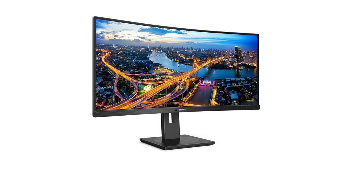 Philips B Line 345B1C/00 computer monitor 86,4 cm (34"") 3440 x 1440 Pixels WQHD LCD Zwart